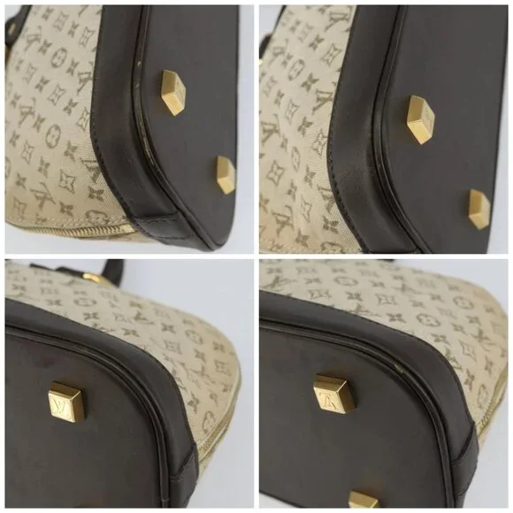 LOUIS VUITTON Monogram Mini Alma Ron Hand Bag Khaki - Picture 16 of 16